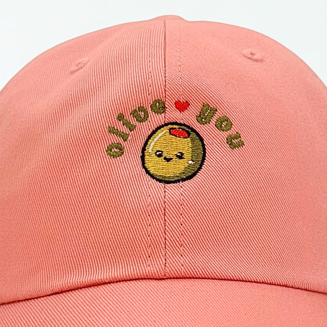 "Olive You" Embroidered Dad hat