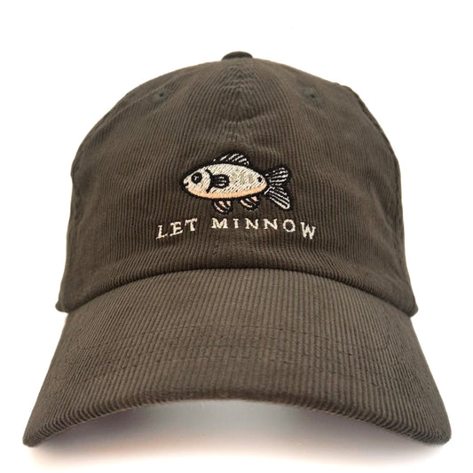 "Let Minnow" Vintage Corduroy Cap