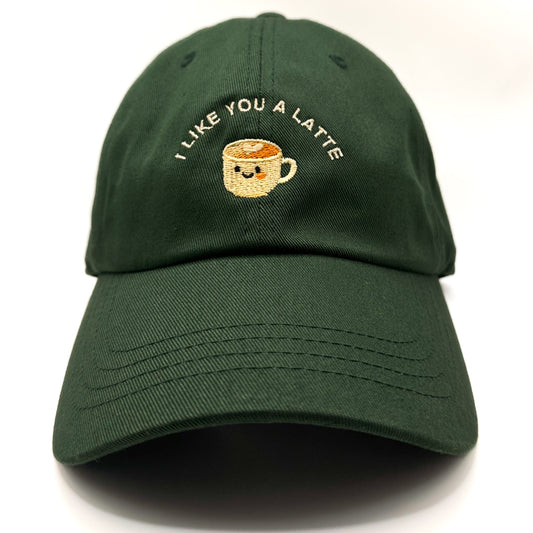 "I Like You A Latte" Dad hat