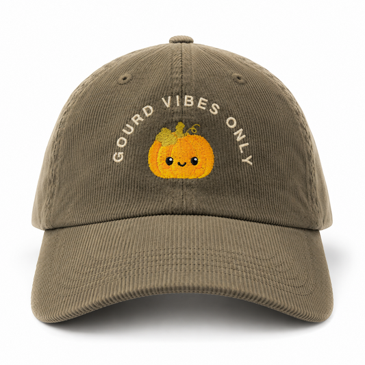 “Gourd Vibes Only” Vintage Corduroy Cap