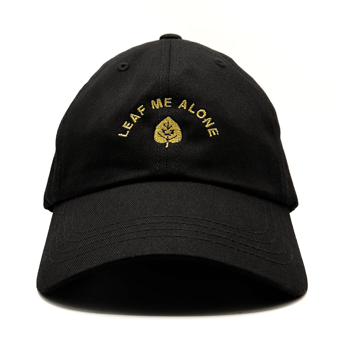 "Leaf Me Alone" Dad hat