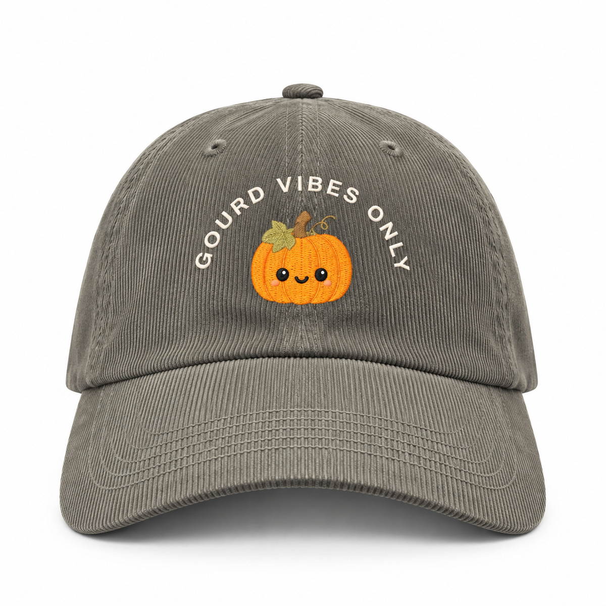 “Gourd Vibes Only” Vintage Corduroy Cap